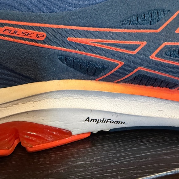 ASICS Gel Pulse 12 Running Shoes Blue Orange Women’s Size 8.5 Athletic Sneakers - Picture 11 of 13